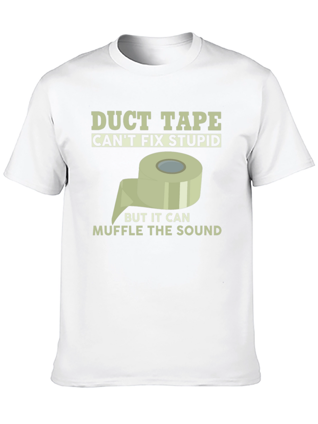 Funny Duct Tape Graphic Tee - Muffle the Sound