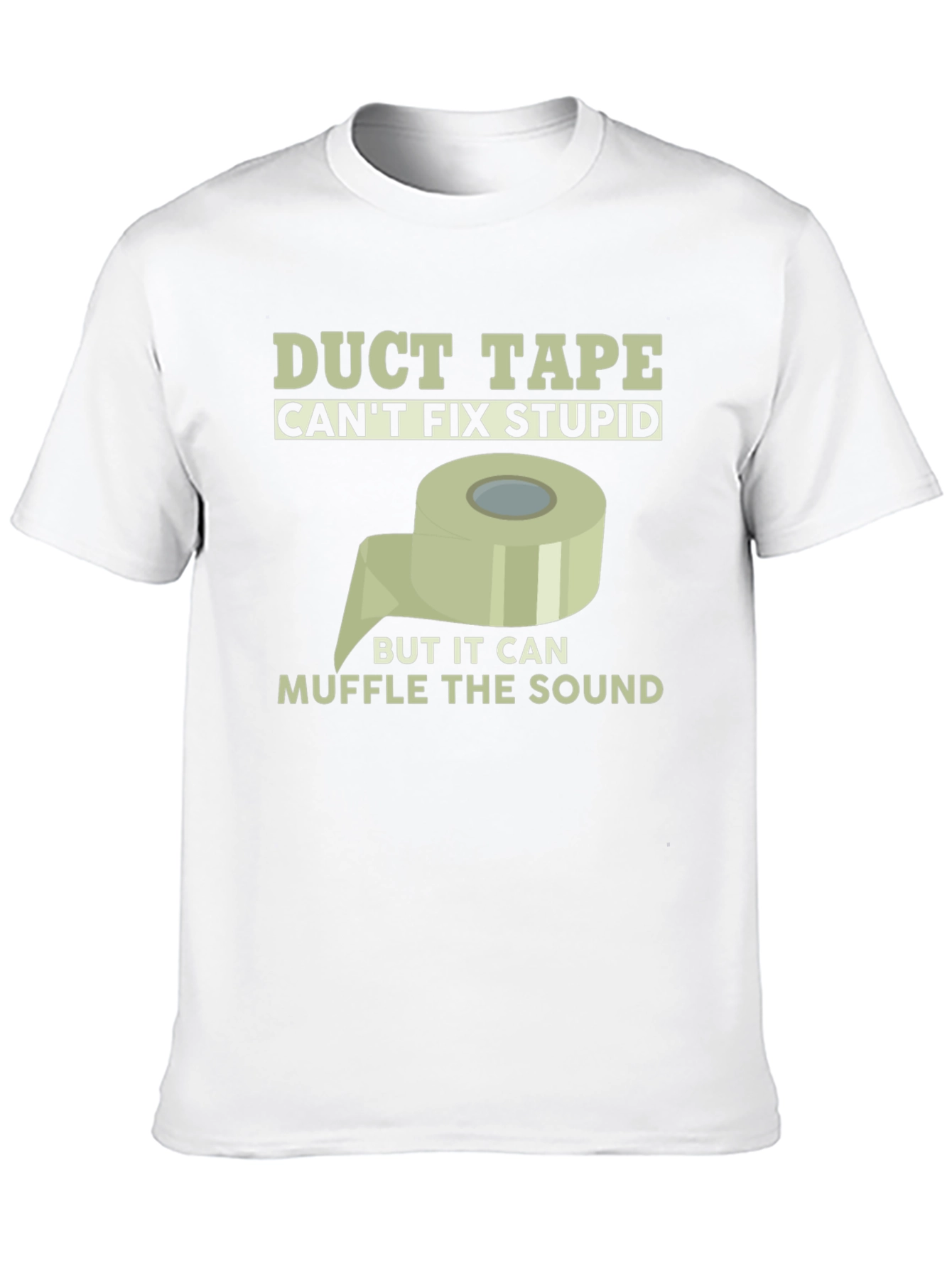 Funny Duct Tape Graphic Tee - Muffle the Sound