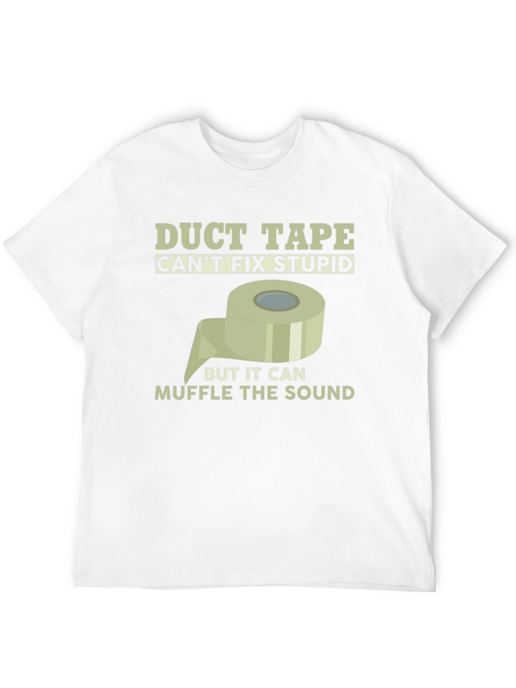 Funny Duct Tape Graphic Tee - Muffle the Sound