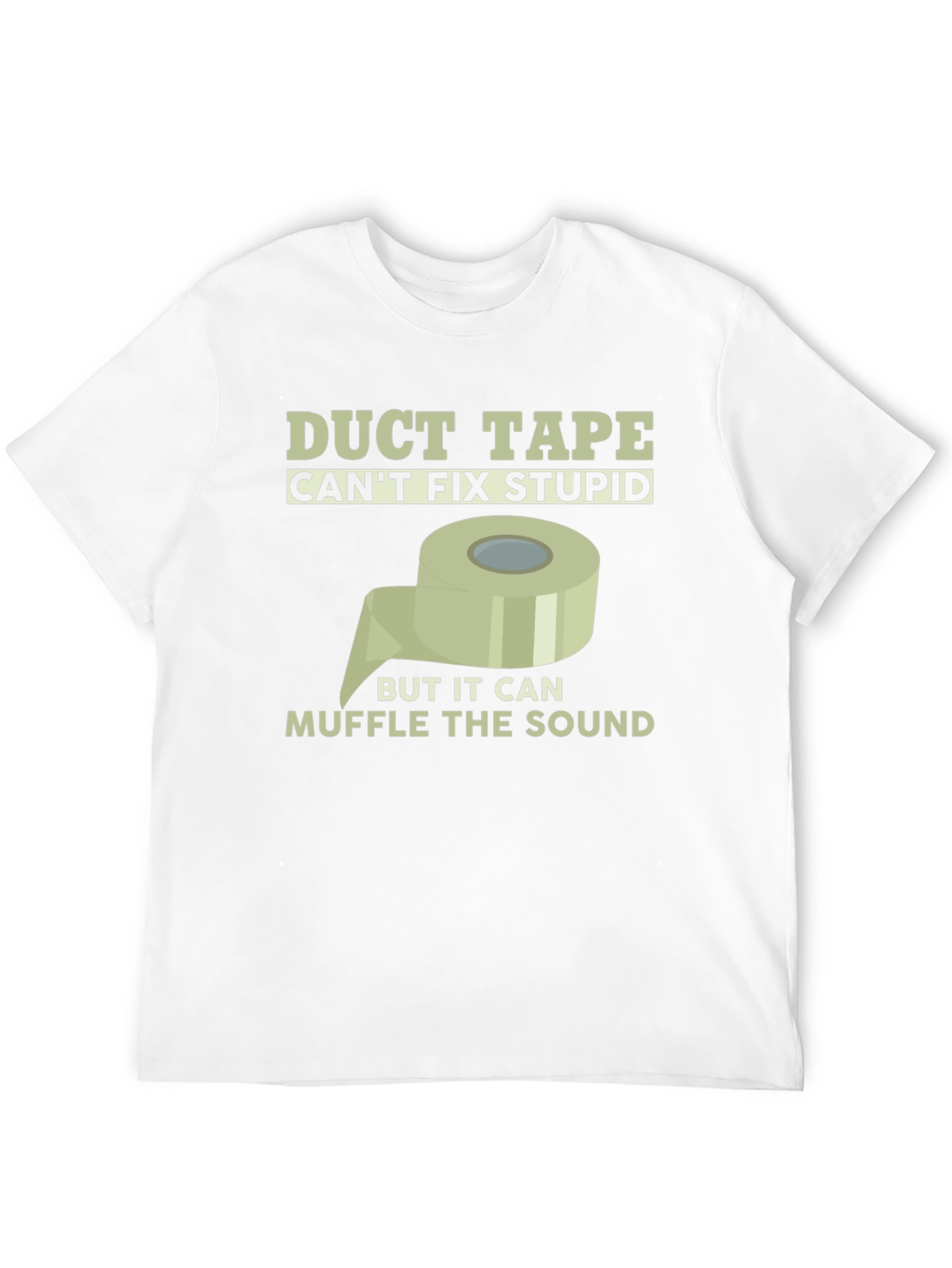 Funny Duct Tape Graphic Tee - Muffle the Sound