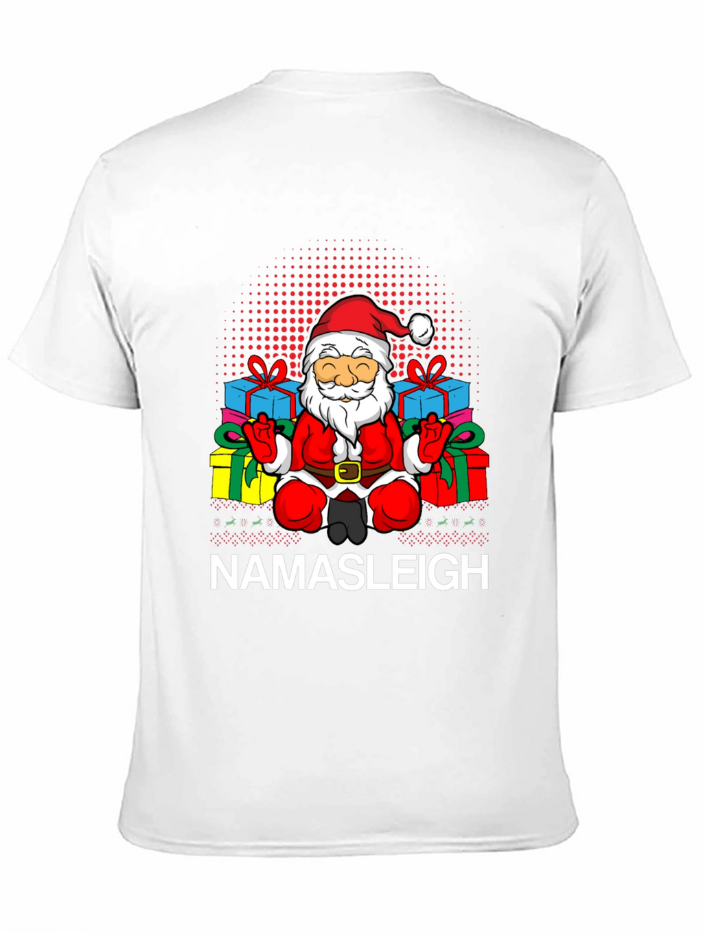 Namasleigh Santa Graphic T-Shirt