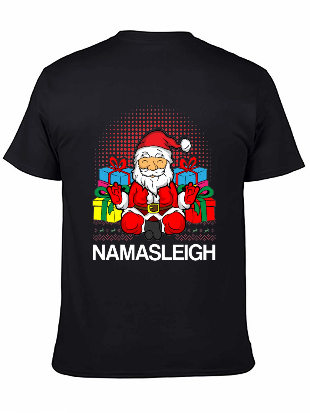 Namasleigh Santa Graphic T-Shirt