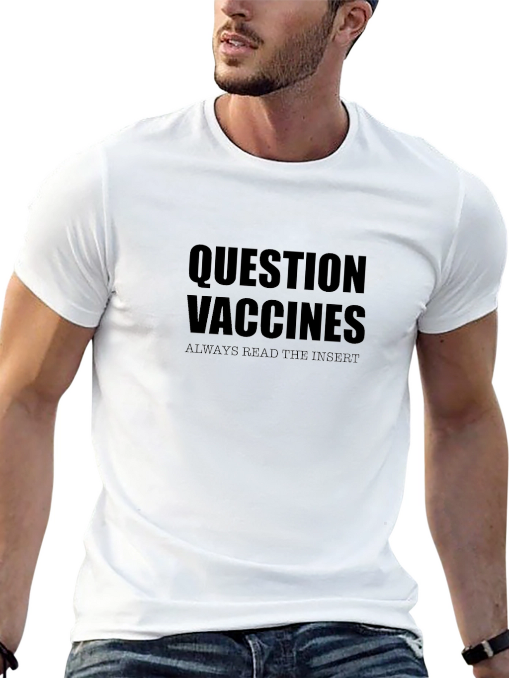 Question Vaccines T-Shirt - Always Read The Insert Tee