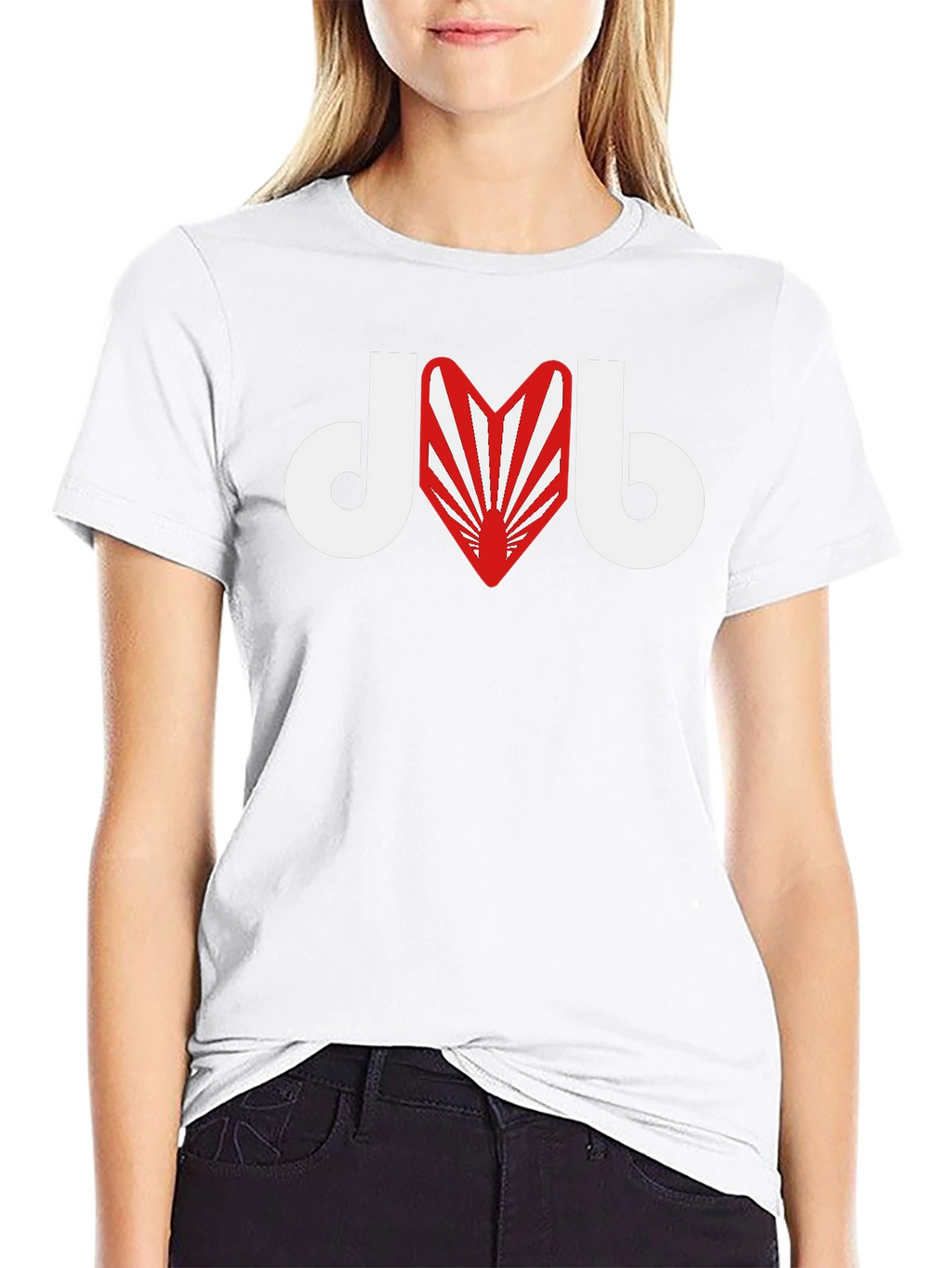 JMB Graphic Tee - Black Cotton Blend Casual Shirt