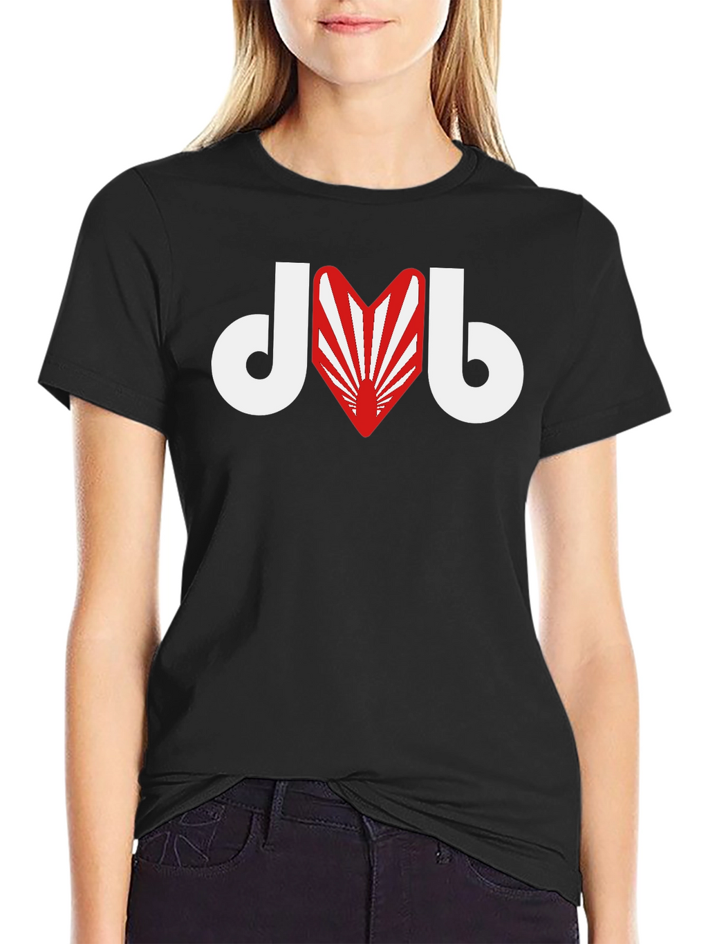 JMB Graphic Tee - Black Cotton Blend Casual Shirt