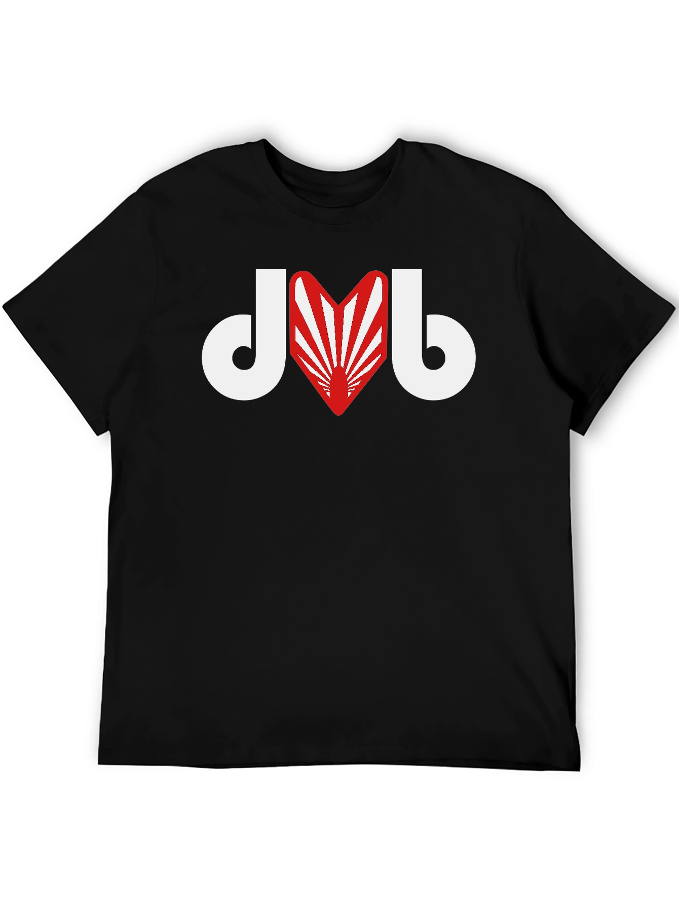 JMB Graphic Tee - Black Cotton Blend Casual Shirt