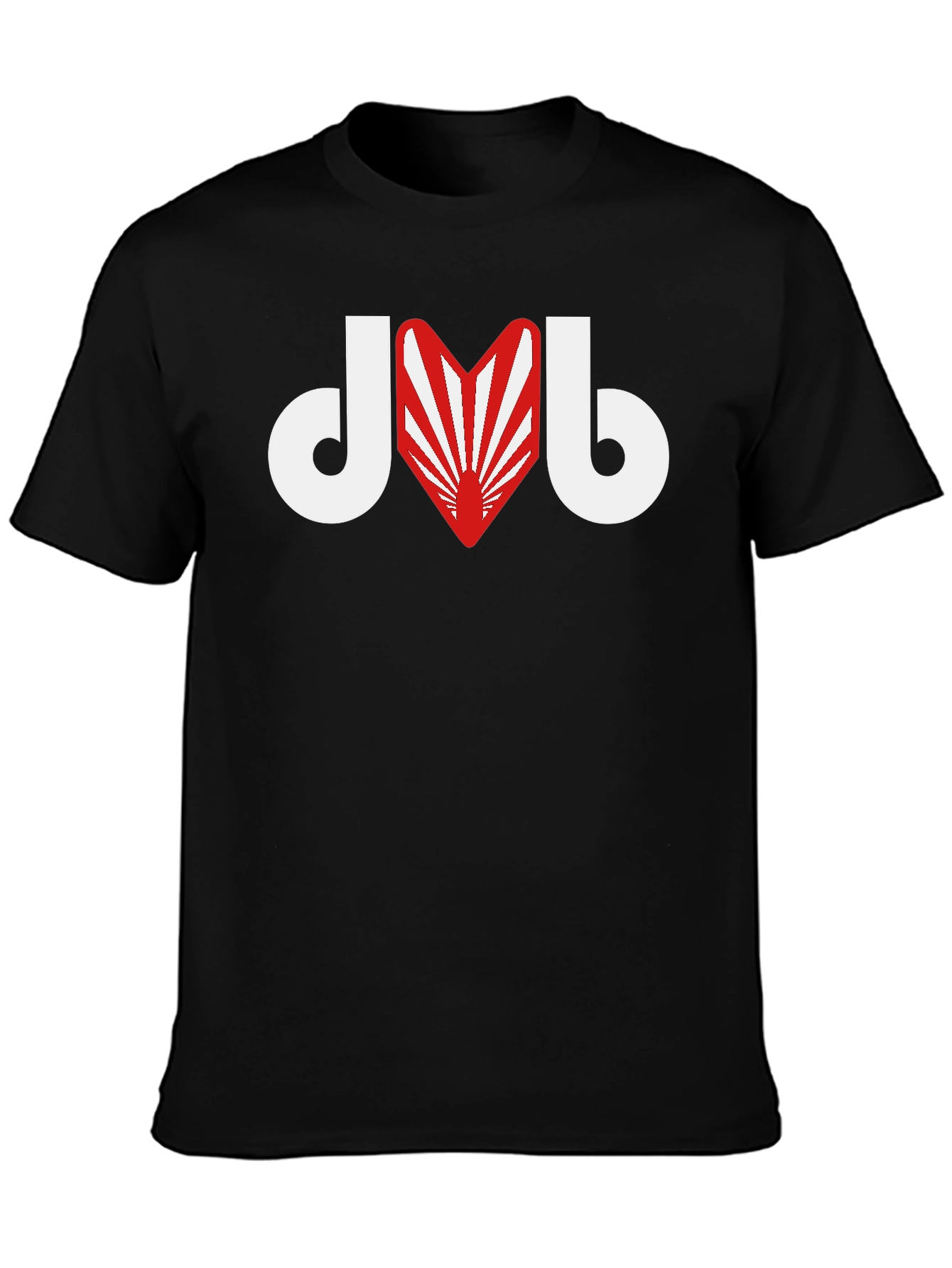 JMB Graphic Tee - Black Cotton Blend Casual Shirt