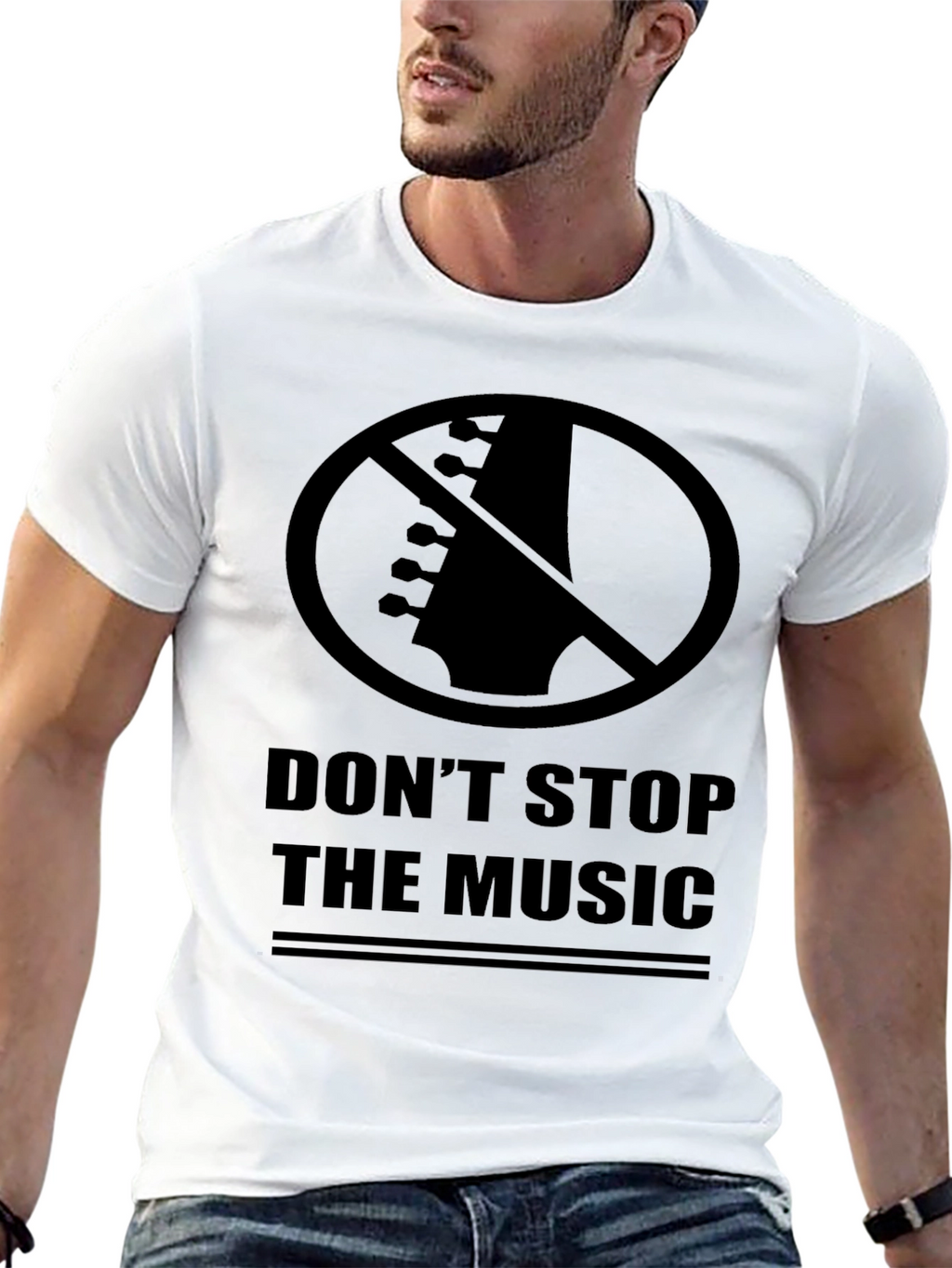 Dont Stop the Music Graphic Tee