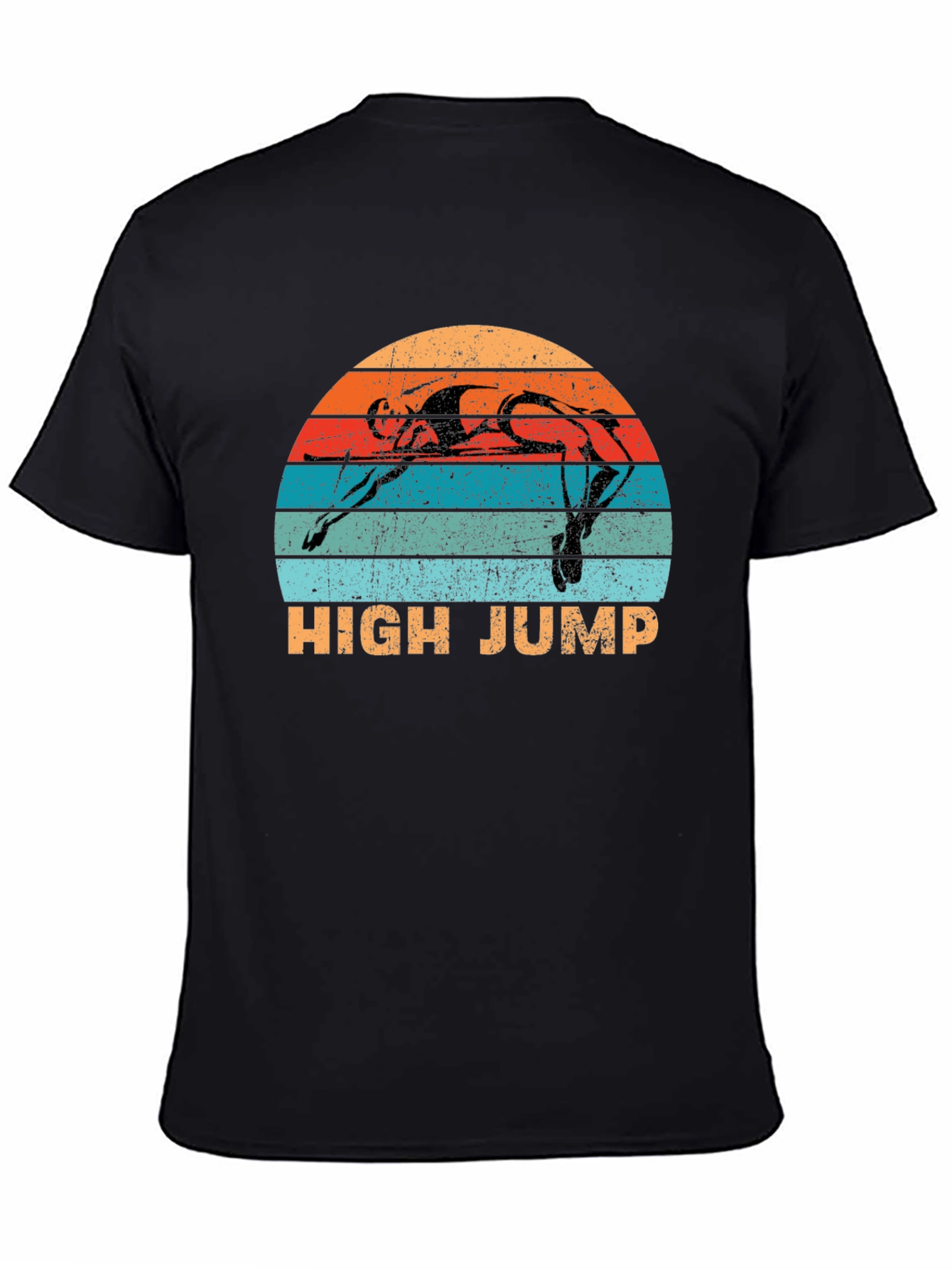 High Jump Retro Sunset Graphic Tee - Sport Shirt