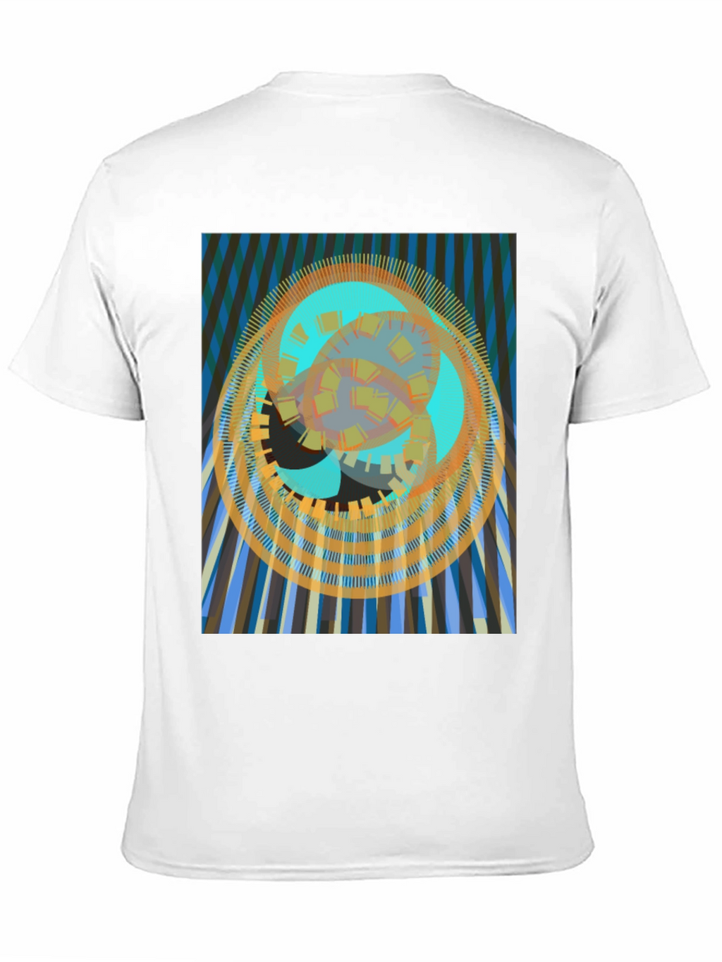 Abstract Geometric Print T-Shirt