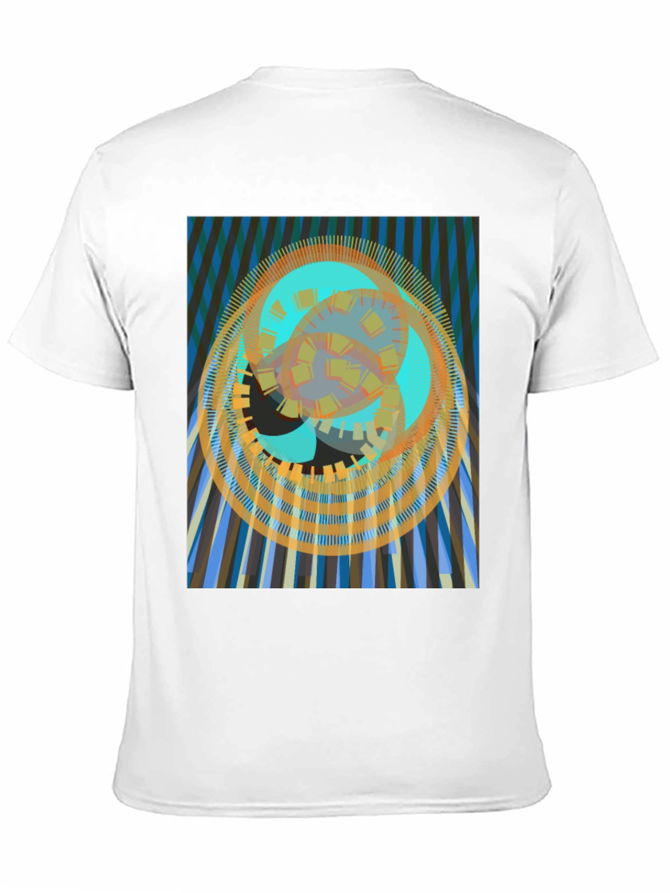 Abstract Geometric Print T-Shirt