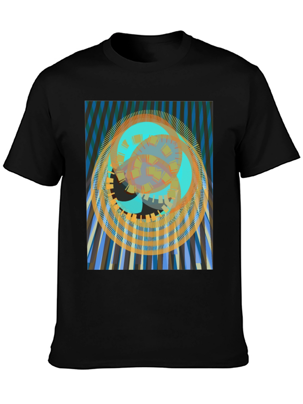 Abstract Geometric Print T-Shirt
