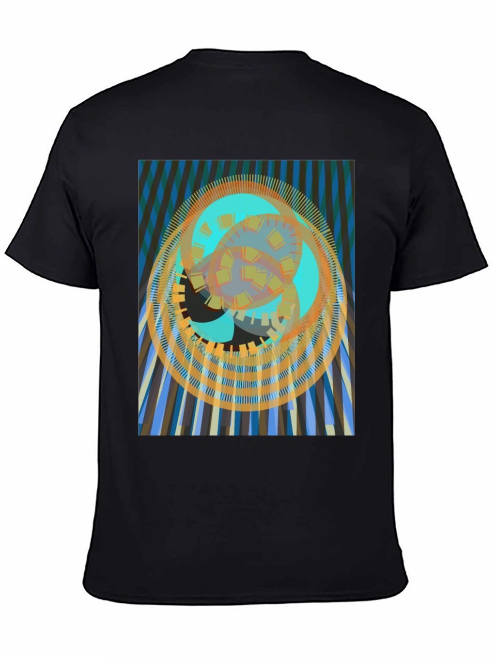 Abstract Geometric Print T-Shirt