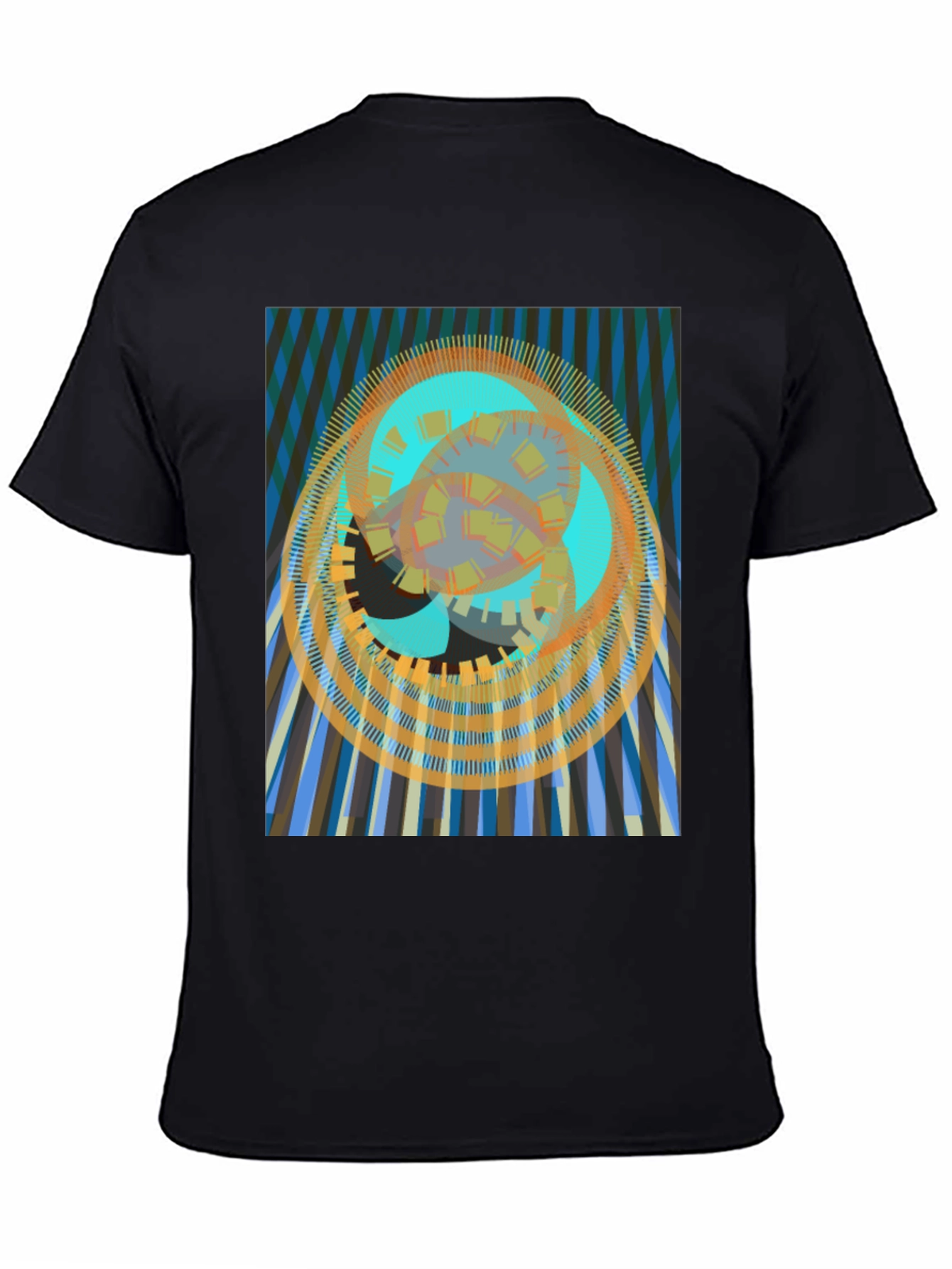 Abstract Geometric Print T-Shirt