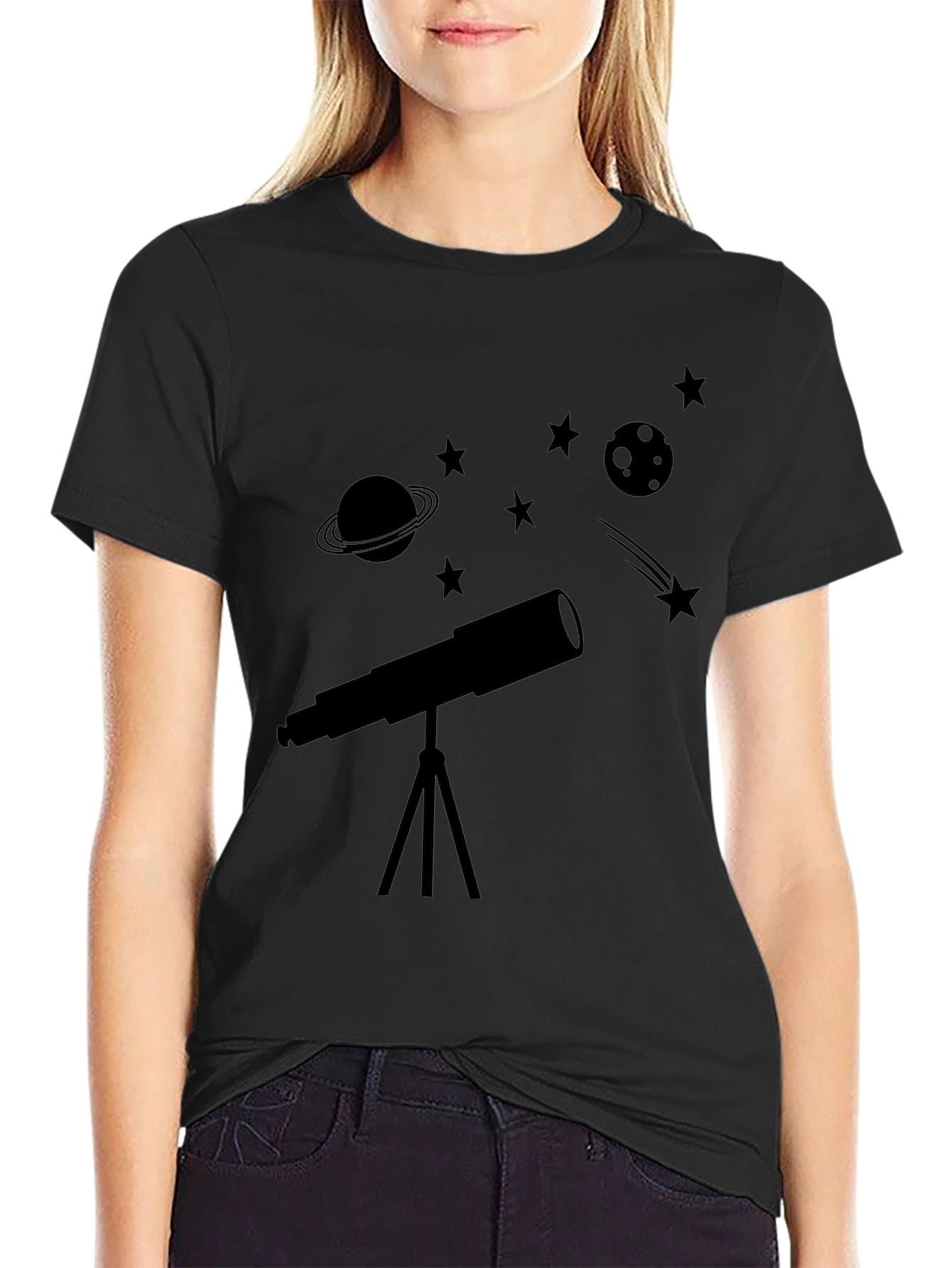Space Explorer Tee - Telescope & Celestial Design
