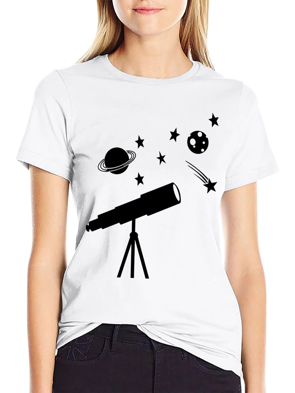 Space Explorer Tee - Telescope & Celestial Design