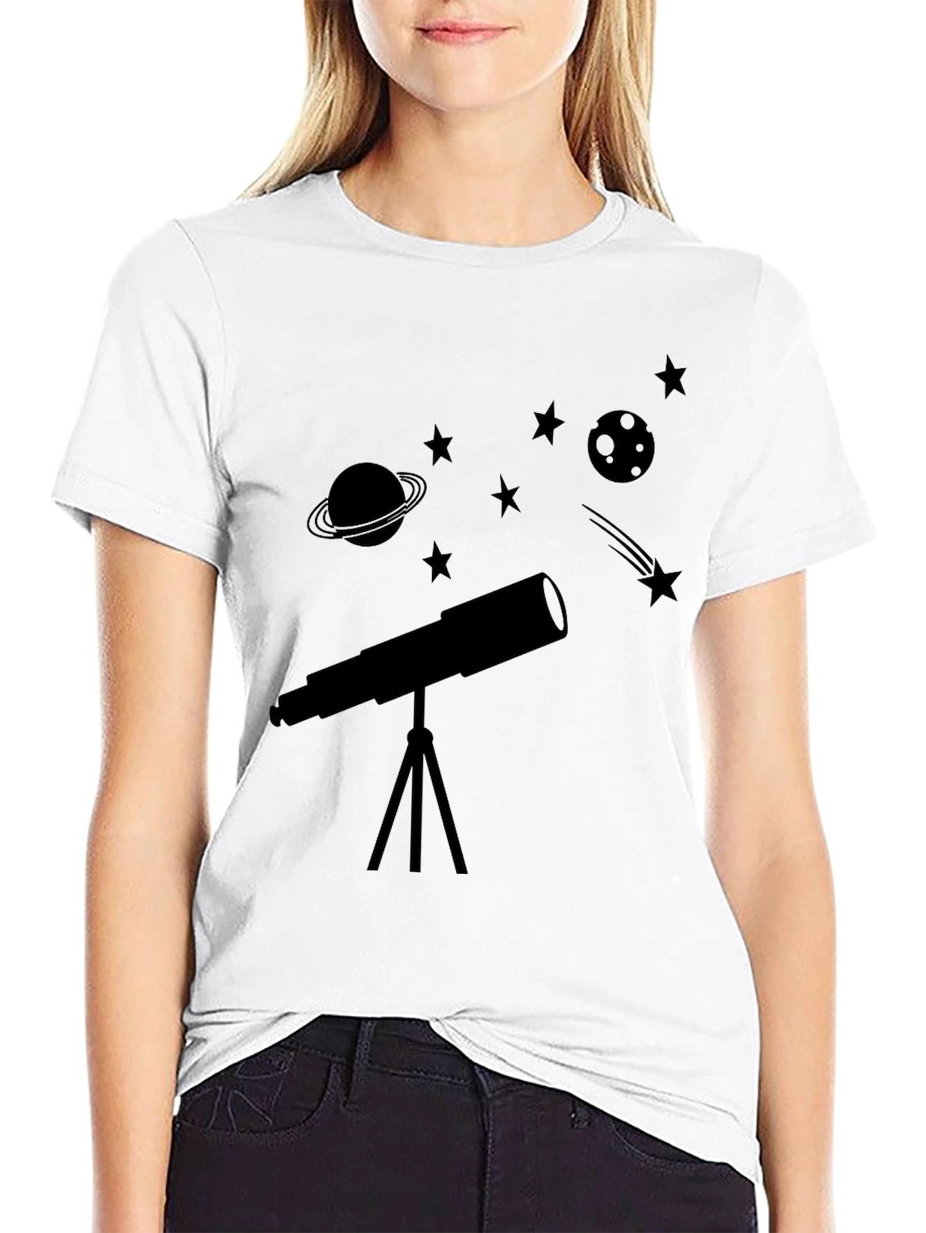 Space Explorer Tee - Telescope & Celestial Design