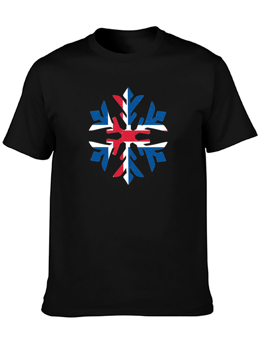 Union Jack Snowflake Graphic T-Shirt
