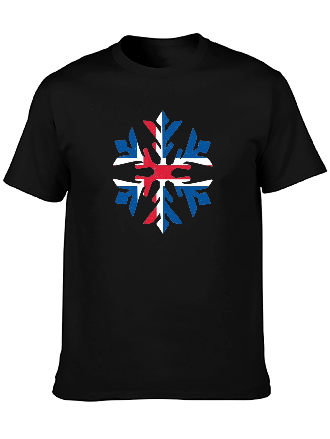 Union Jack Snowflake Graphic T-Shirt