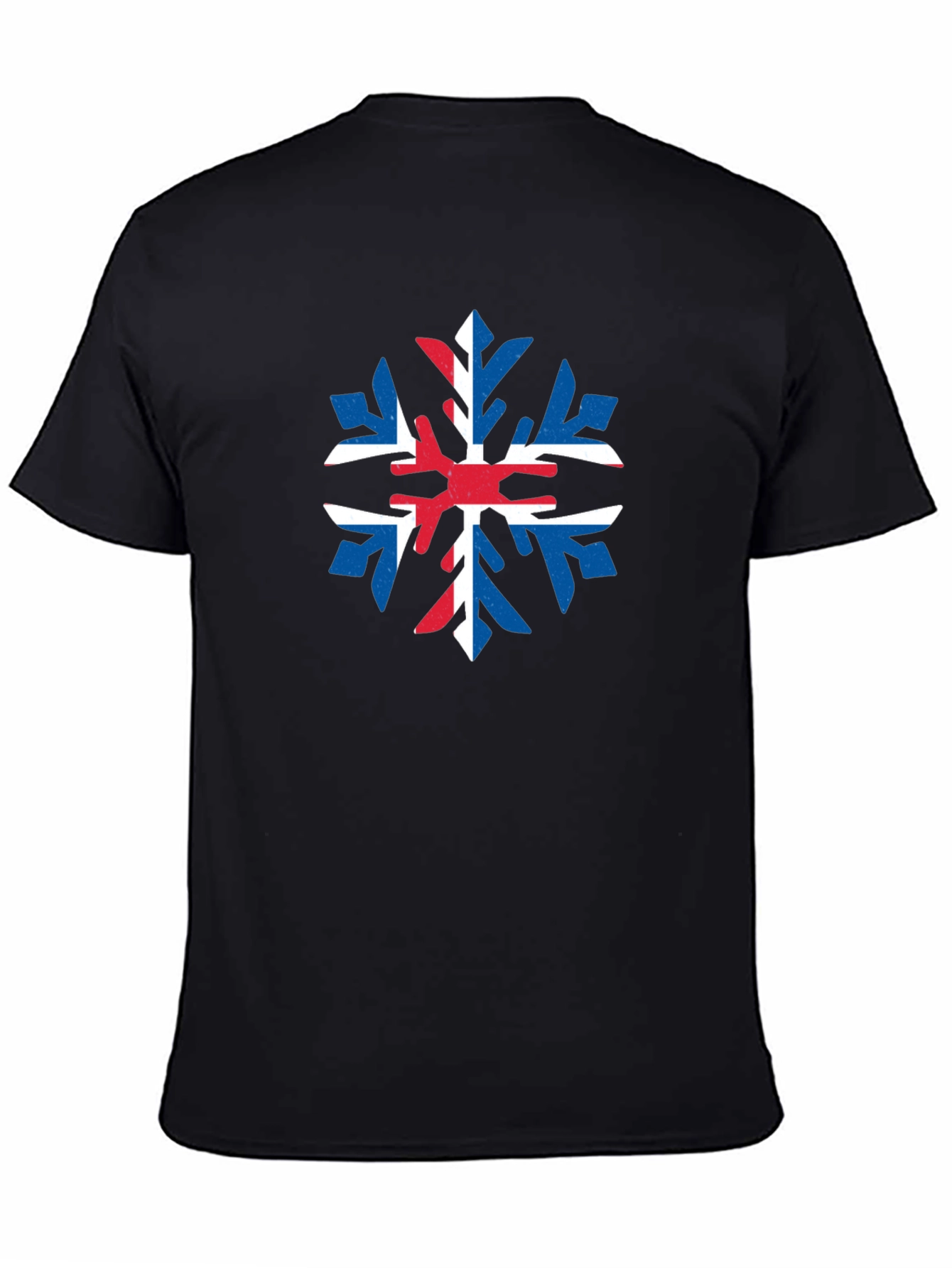 Union Jack Snowflake Graphic T-Shirt