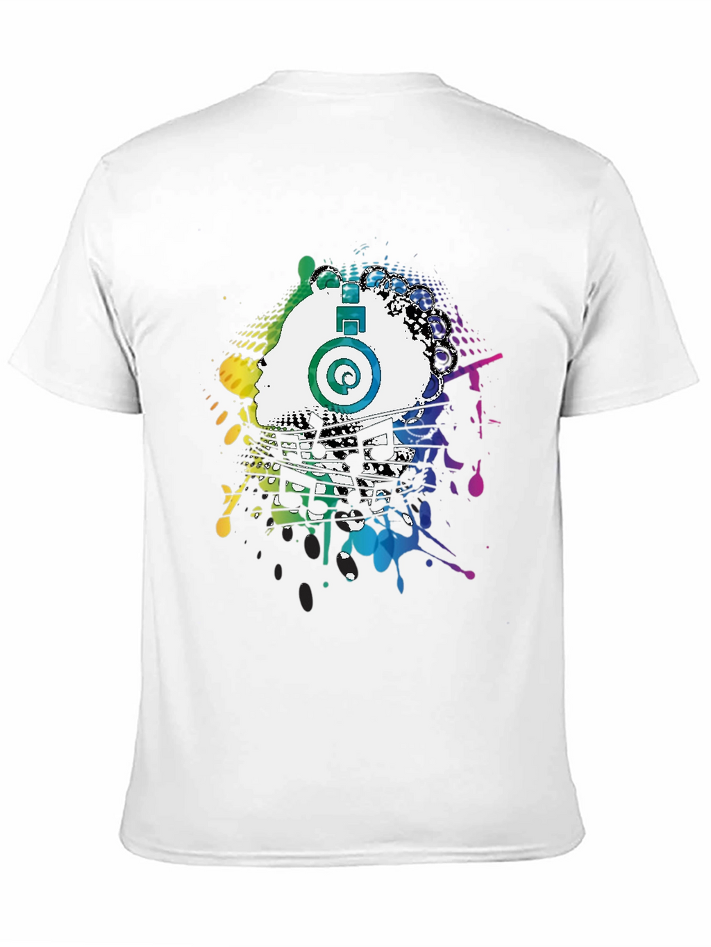Colorful Music Splash Tee