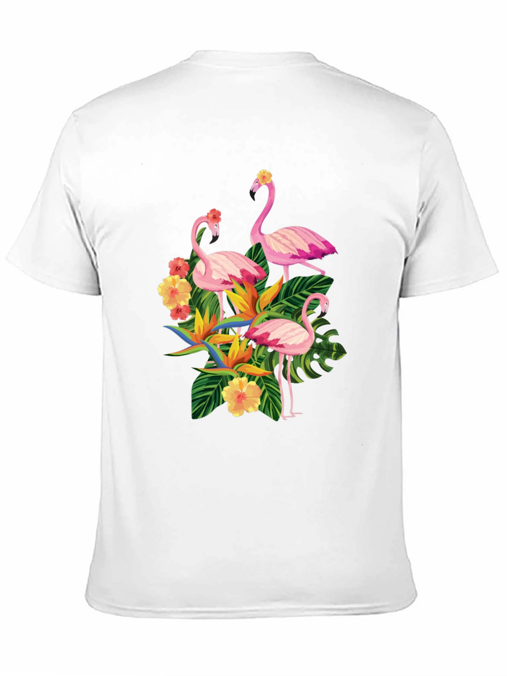 Tropical Flamingo Graphic T-Shirt