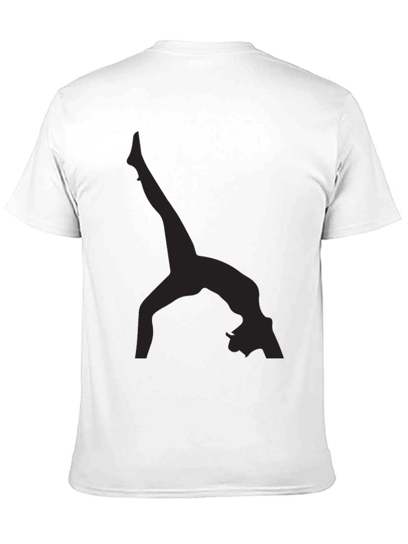 Yoga Silhouette Black T-Shirt