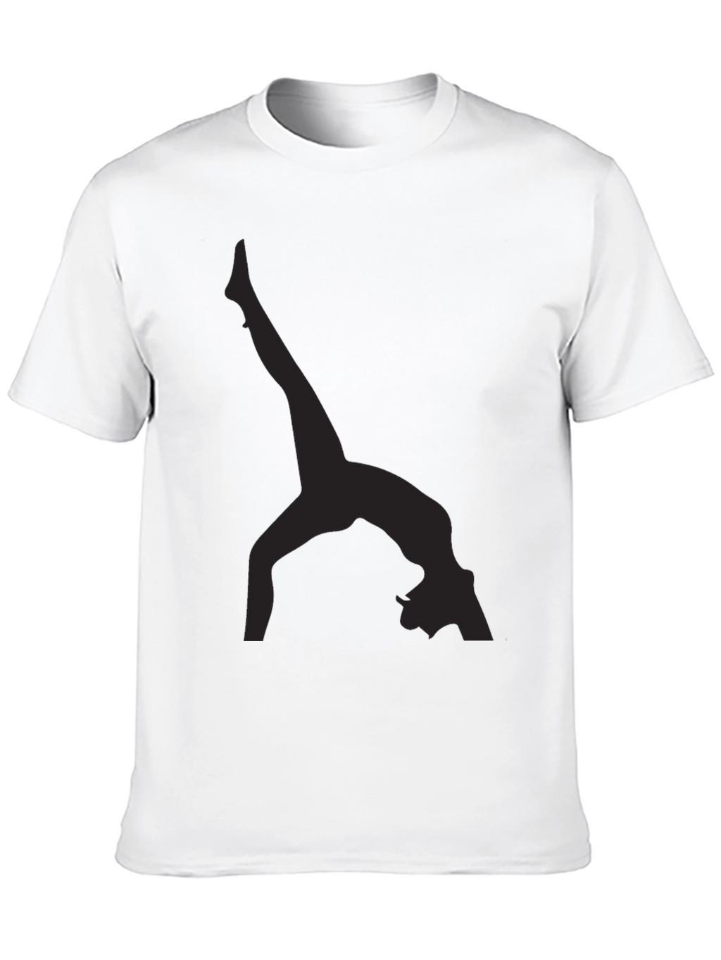 Yoga Silhouette Black T-Shirt