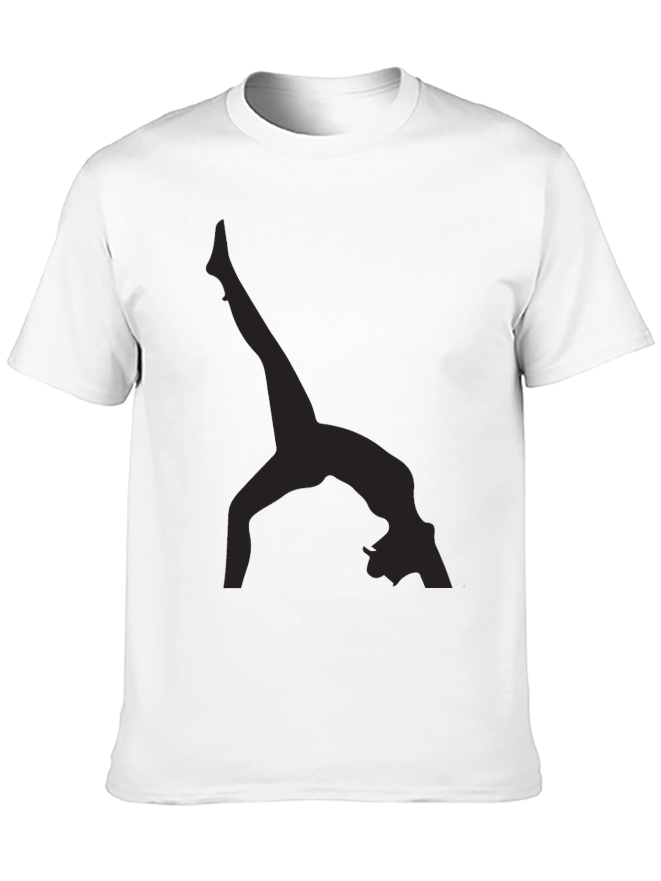Yoga Silhouette Black T-Shirt