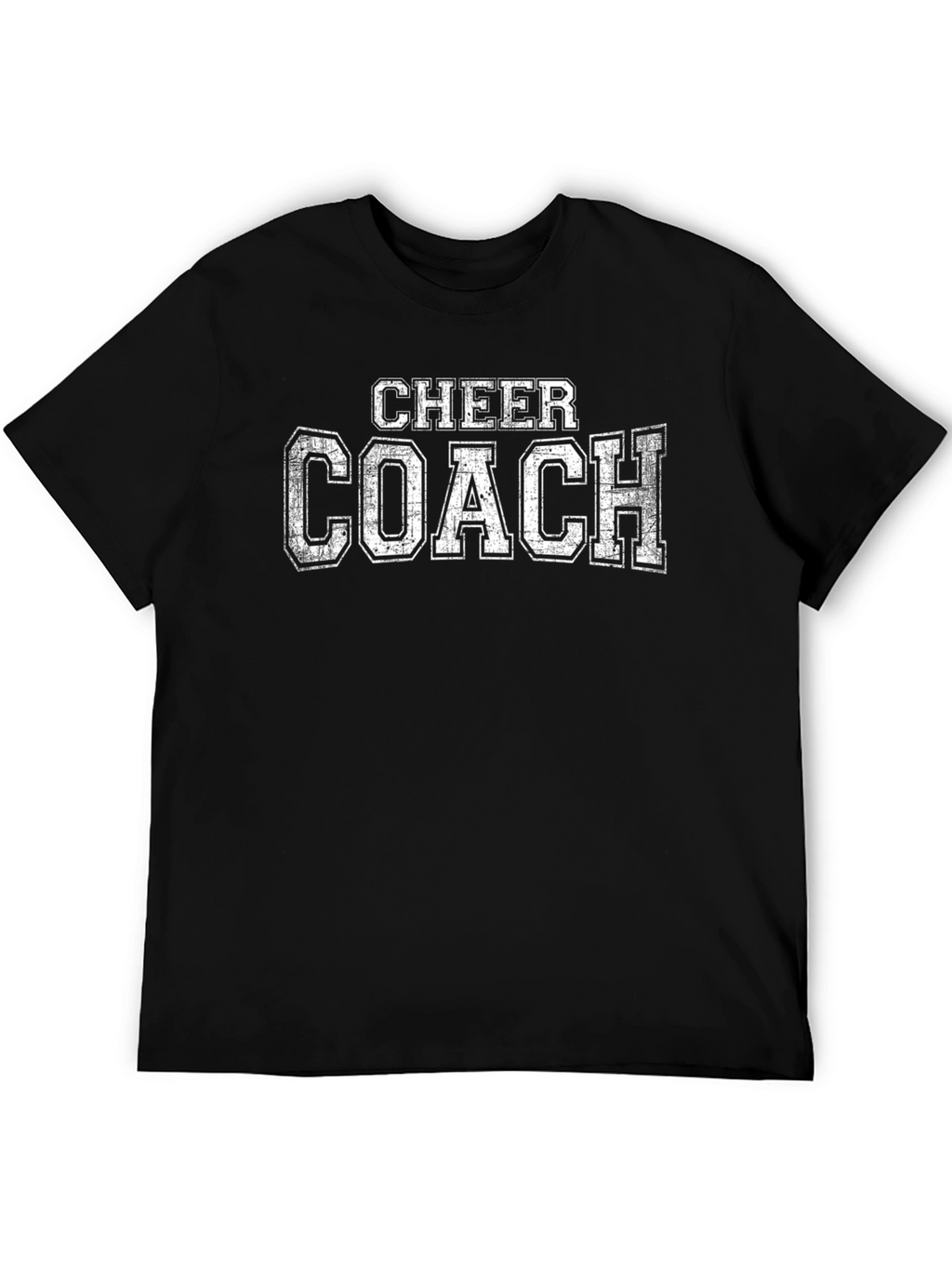 Cheer Coach T-Shirt - Black Cotton Blend