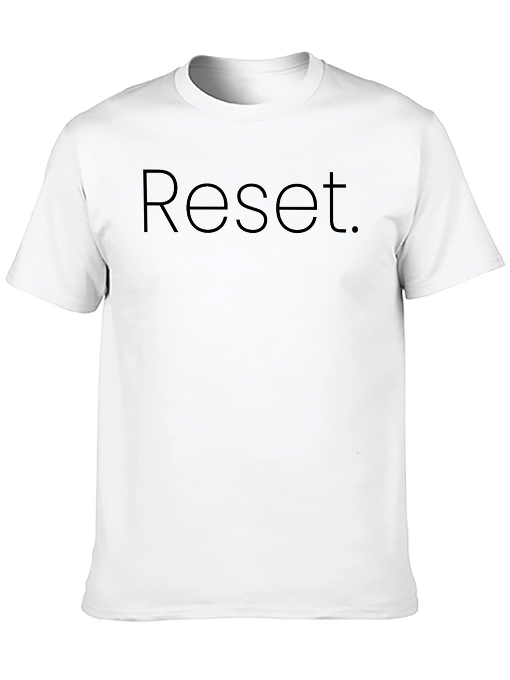 Reset Graphic Black T-Shirt