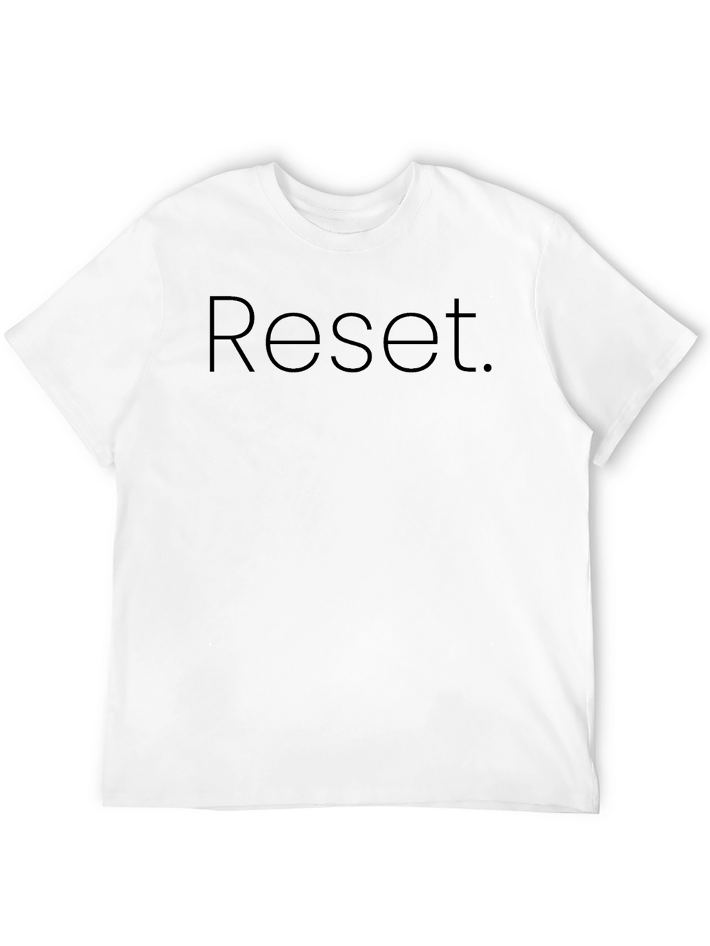 Reset Graphic Black T-Shirt