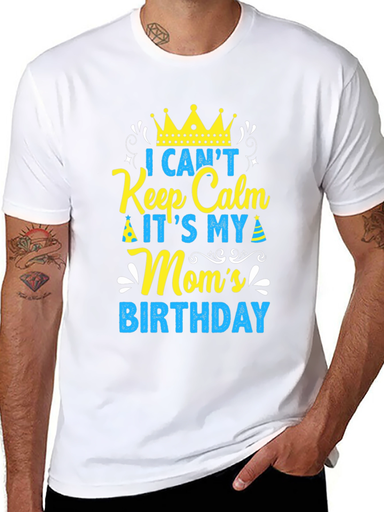 Moms Birthday T-Shirt - Keep Calm