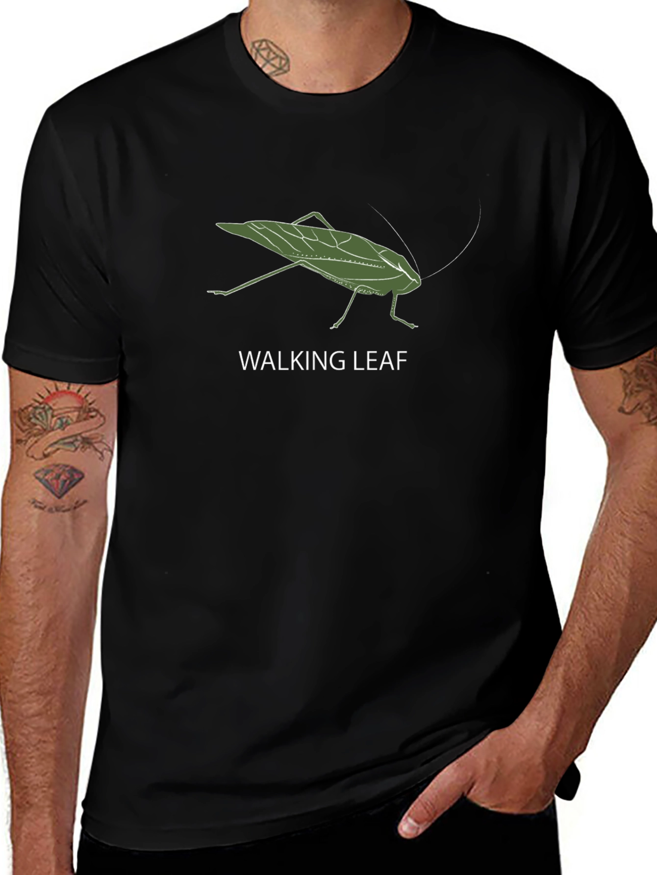 Walking Leaf T-Shirt - Nature Inspired Graphic Tee
