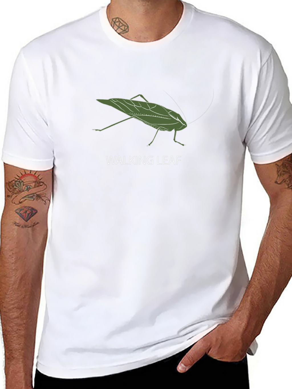 Walking Leaf T-Shirt - Nature Inspired Graphic Tee
