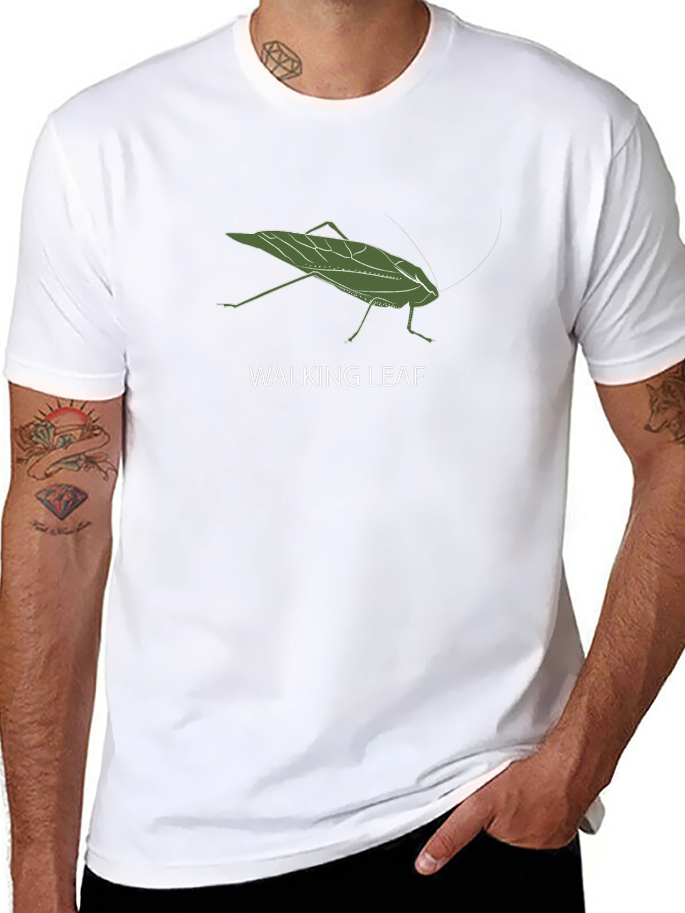 Walking Leaf T-Shirt - Nature Inspired Graphic Tee