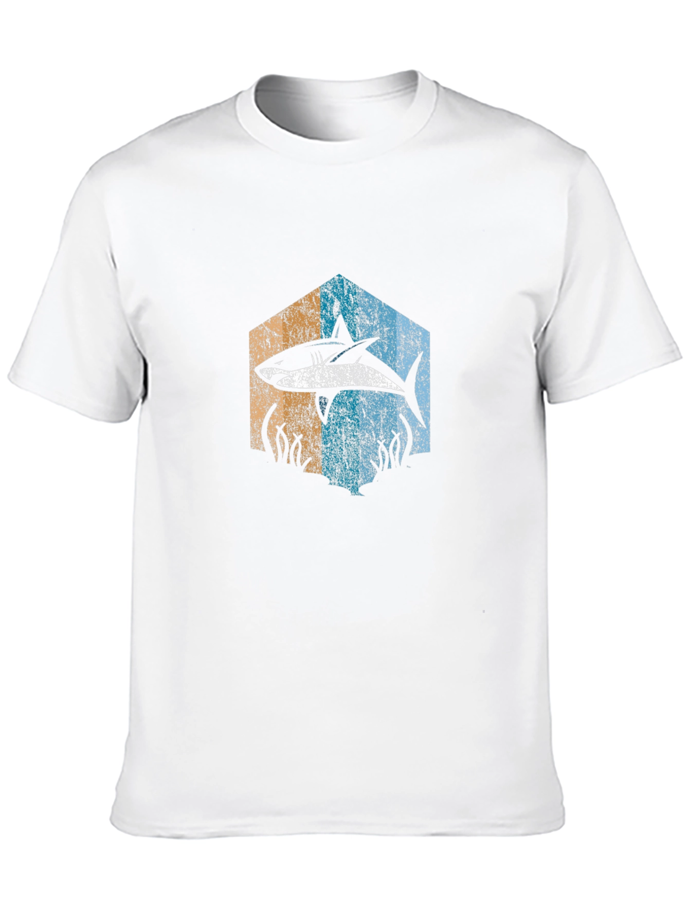 Retro Shark Graphic Tee - Ocean Lover Shirt