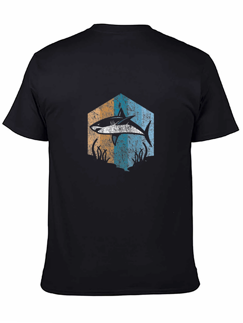 Retro Shark Graphic Tee - Ocean Lover Shirt