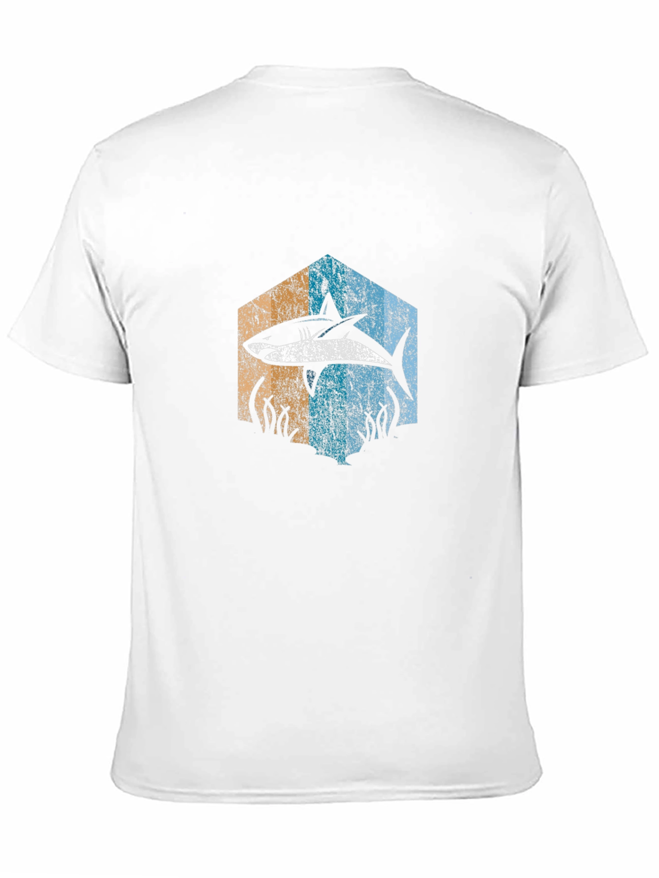 Retro Shark Graphic Tee - Ocean Lover Shirt
