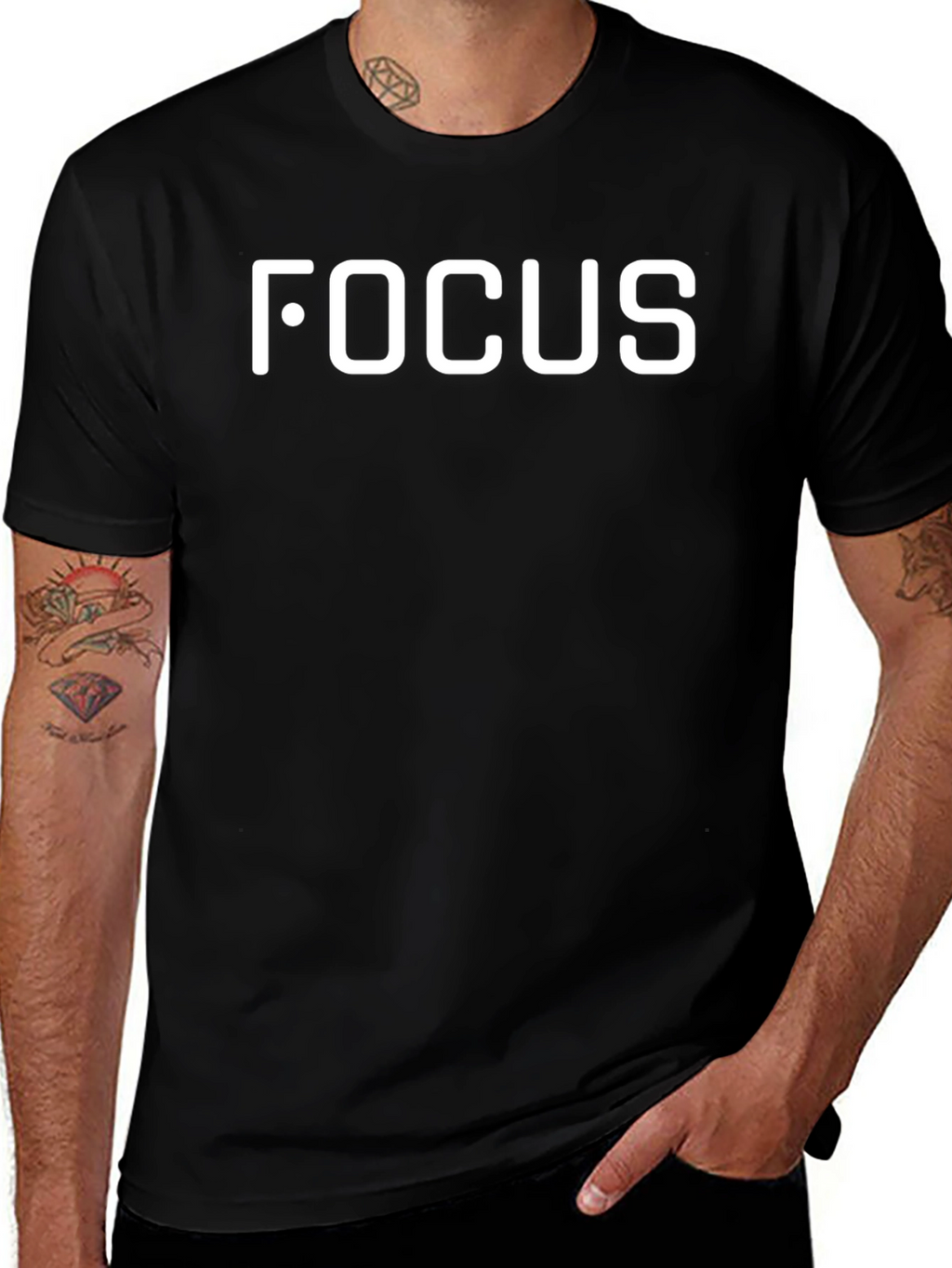 Focus Graphic Tee - Black