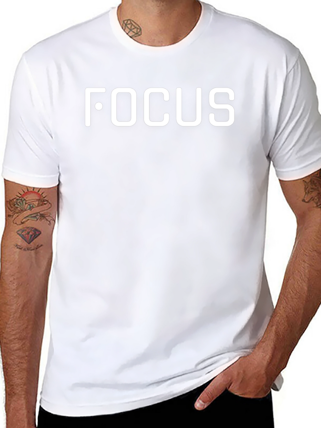 Focus Graphic Tee - Black