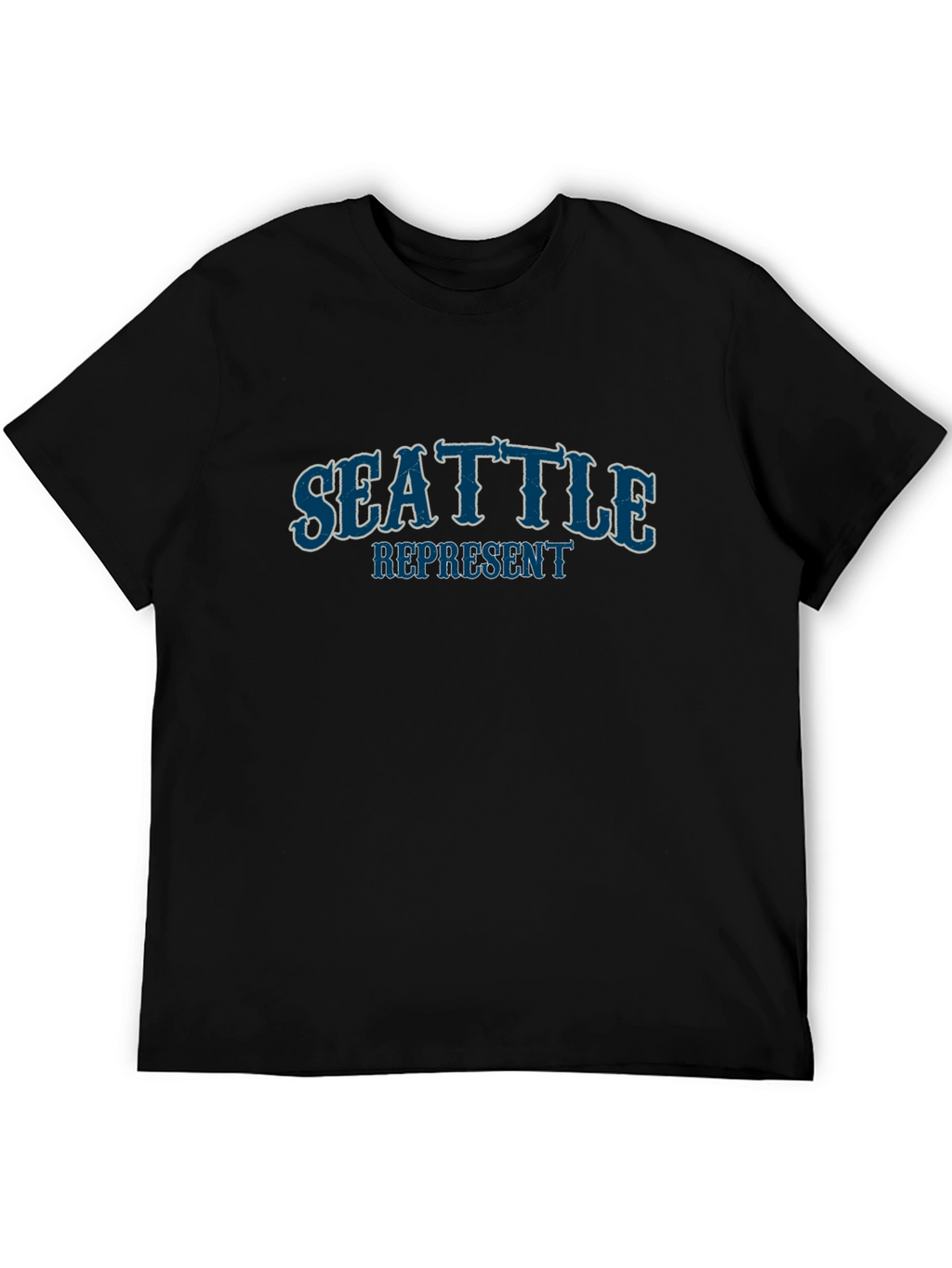Seattle Represent Graphic T-Shirt - Black