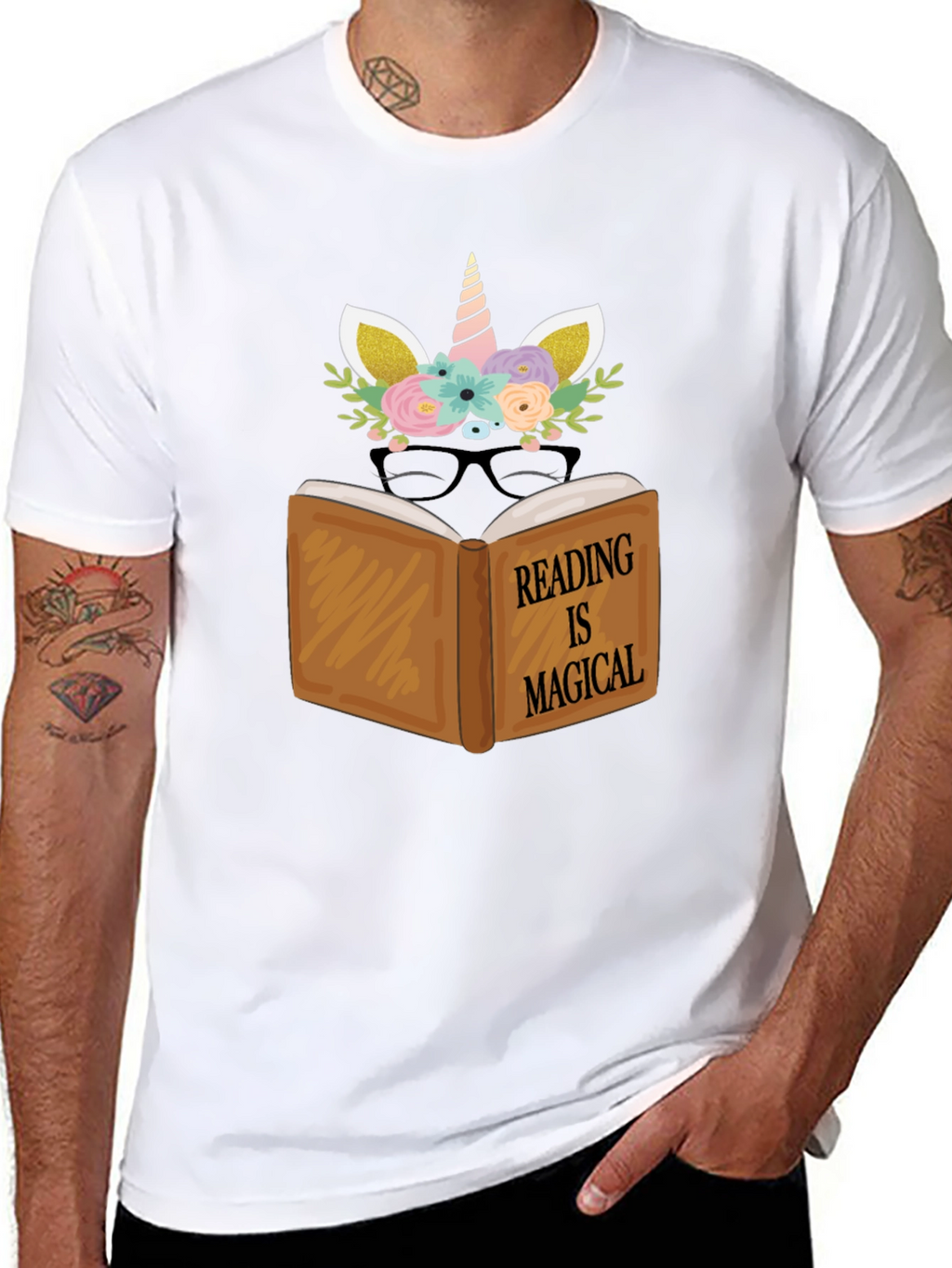 Reading is Magical Unicorn T-Shirt