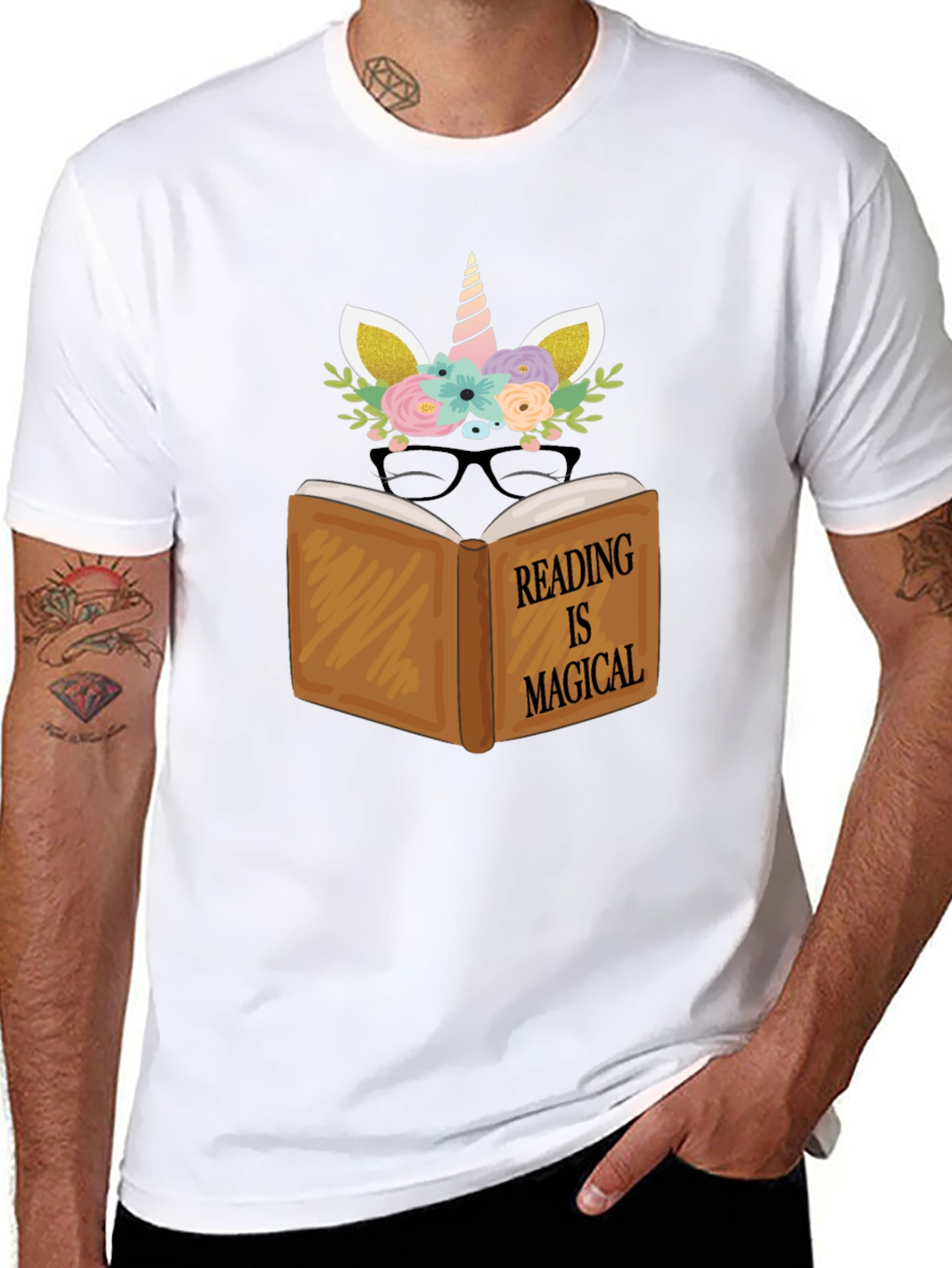 Reading is Magical Unicorn T-Shirt