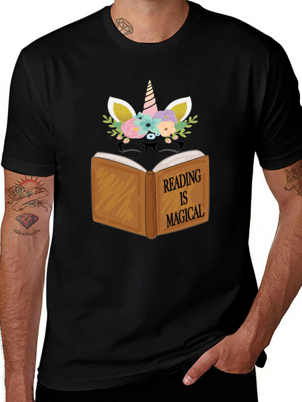 Reading is Magical Unicorn T-Shirt