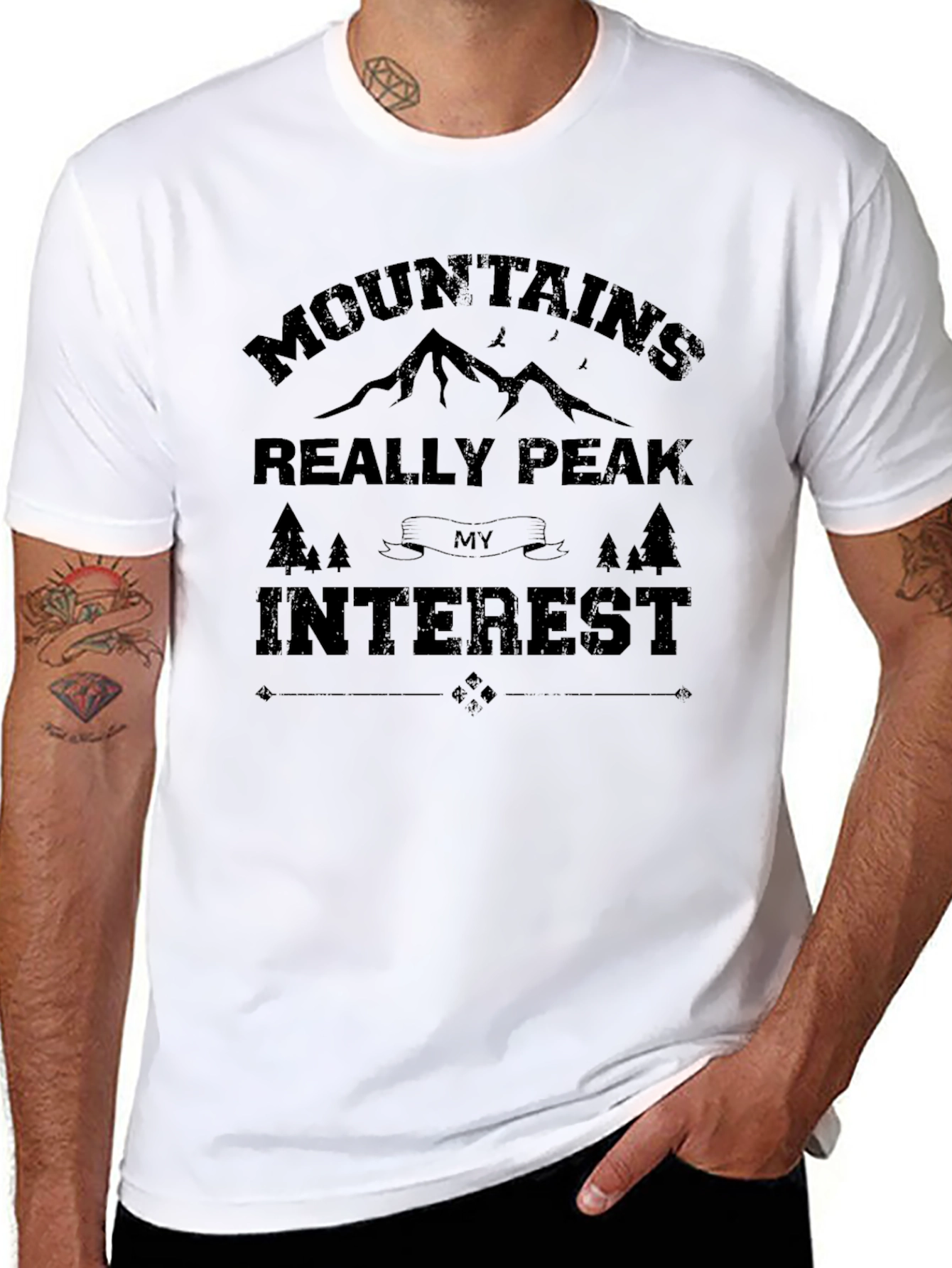 Mountains Really Peak My Interest T-Shirt