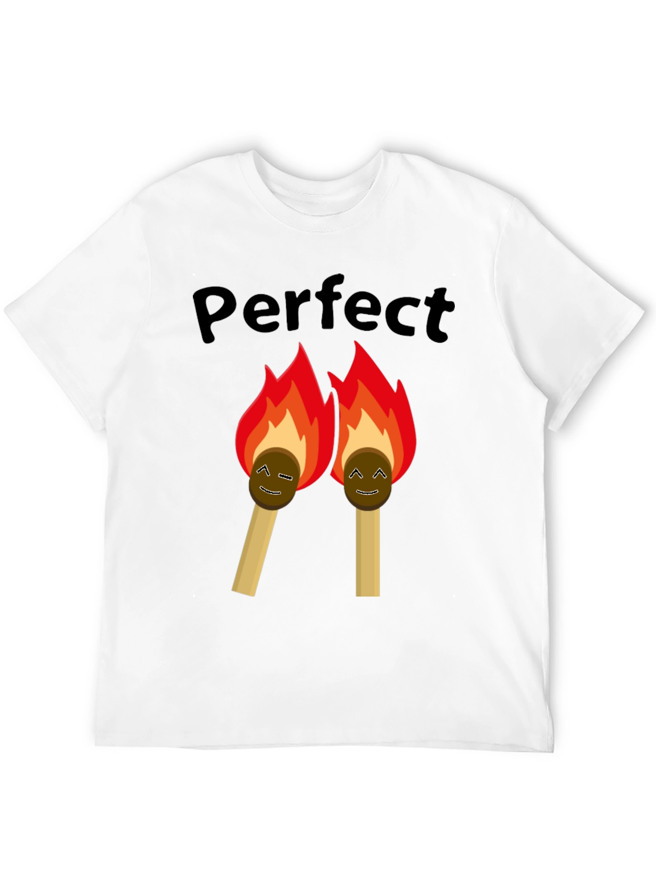 Perfect Match Graphic Tee - Black T-Shirt