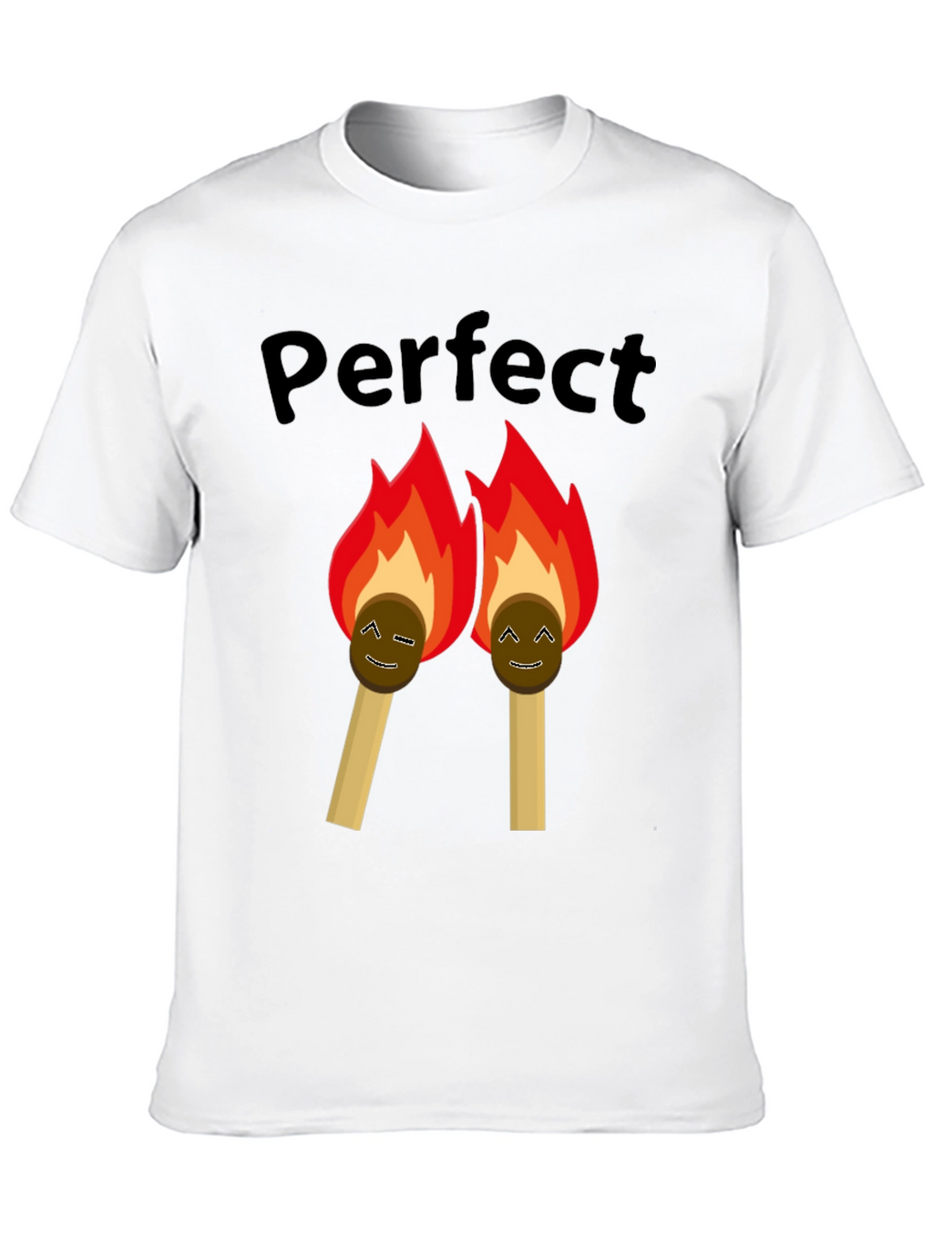 Perfect Match Graphic Tee - Black T-Shirt