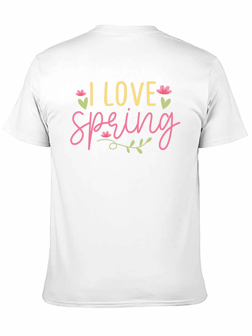 I Love Spring Graphic Tee - Black