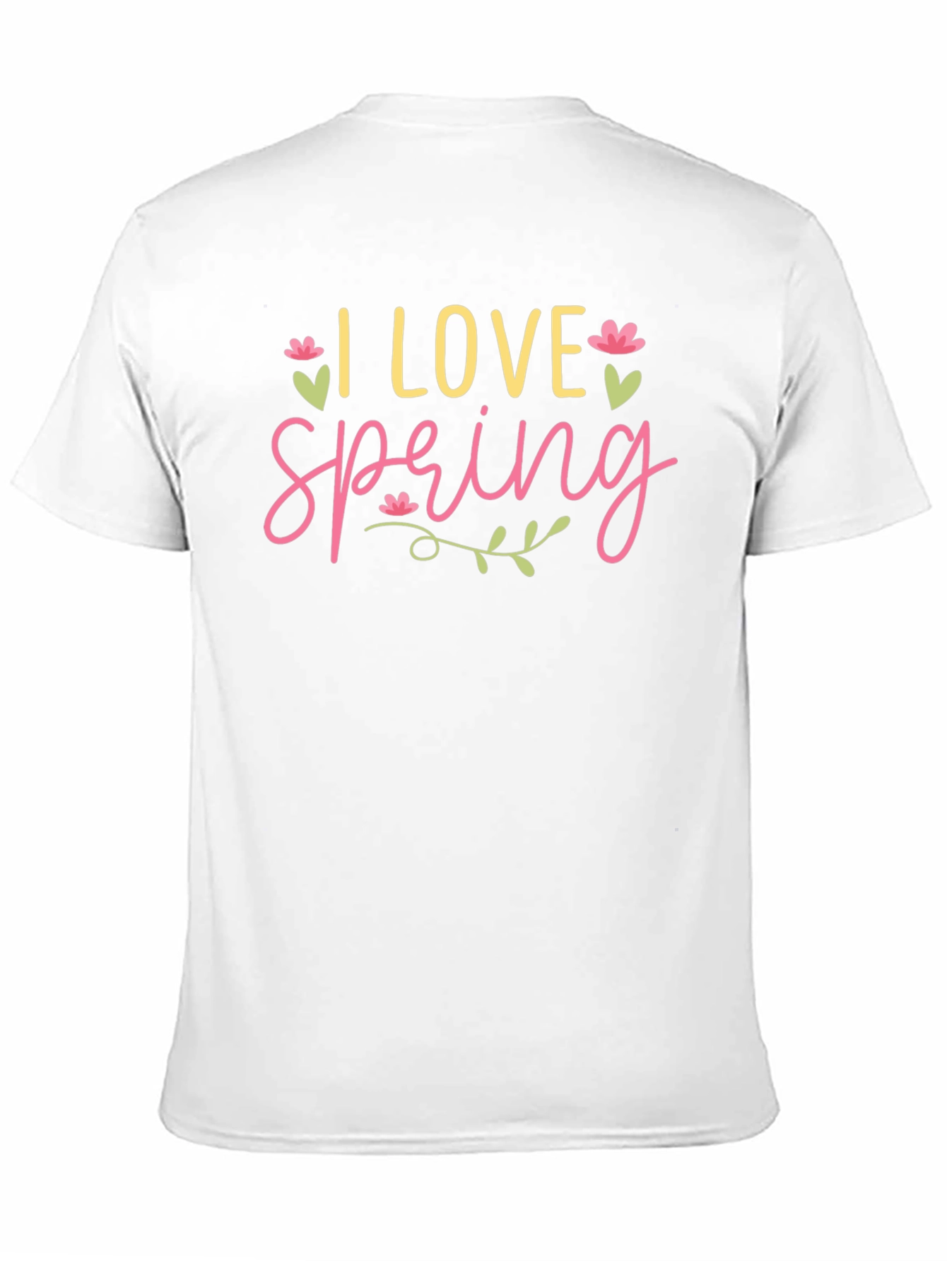 I Love Spring Graphic Tee - Black